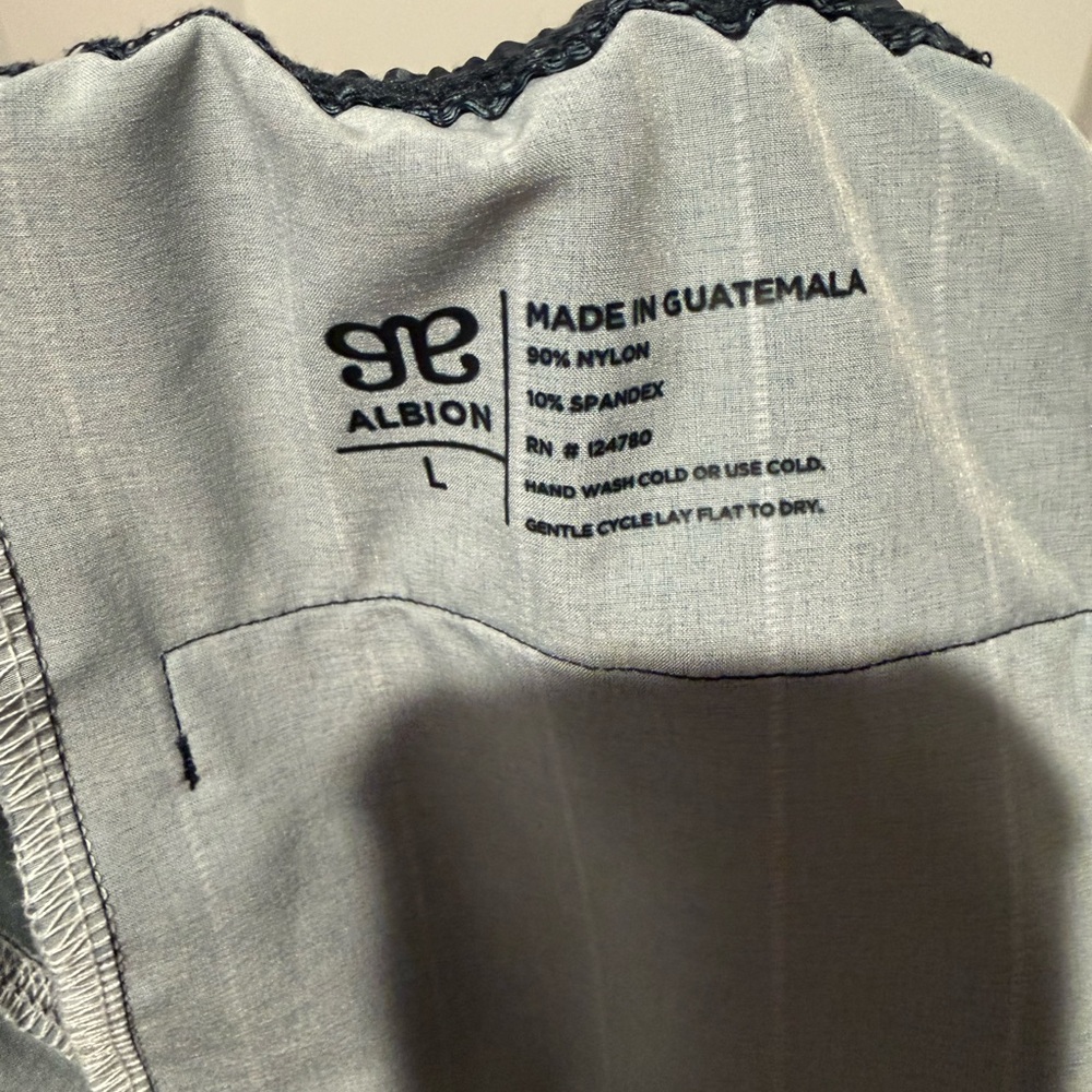 Albion Navy Pinstripe Destination Joggers - Picture 3 of 3
